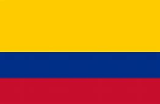 The flag of Colombia.