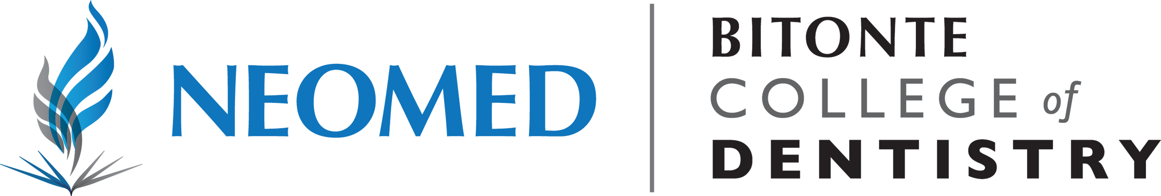 NEOMED BCOD Logo NEOMED Bitonte College of Dentistry logo