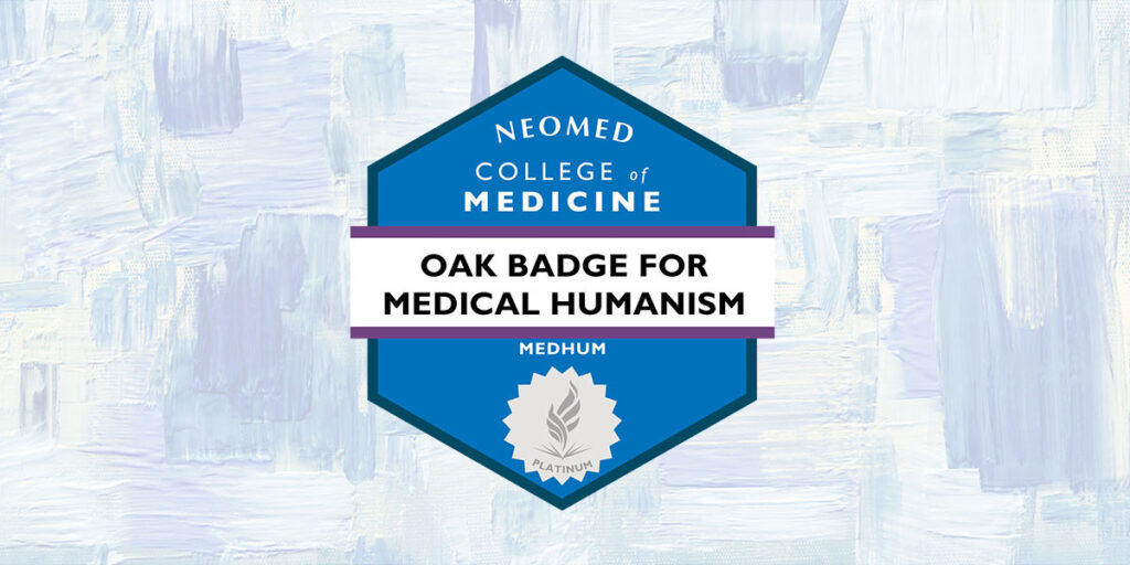 badge icon for the Oak Badge for Medical Humanism