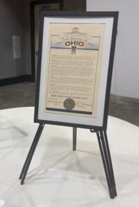 State of Ohio Proclamation photo