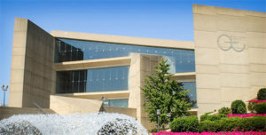 E.J. Thomas Hall on the University of Akron site, where NEOMED's commencement will be held.