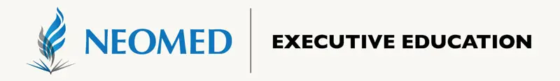 Logo for executive health care education at NEOMED.
