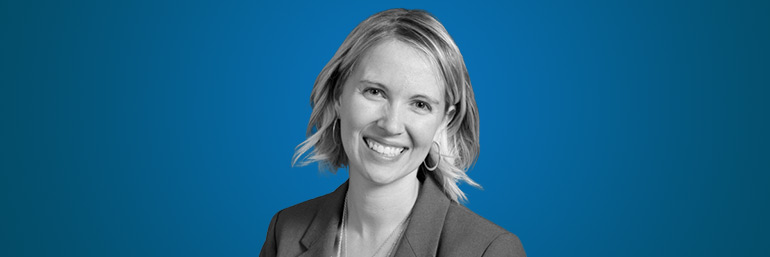 Katherine Tromp, Pharm.D., as interim dean of the College of Pharmacy at NEOMED.