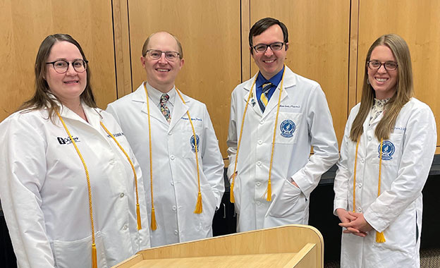 Four members of NEOMED's Master Teachers Guild.