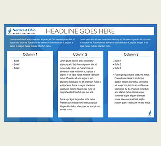 An example of a research poster you can make in Canva