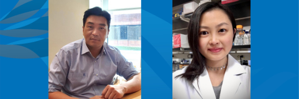 Headshots of new Pharm Sci Faculty - Dr. Woo Shik Shin & Dr. Xinwen Wang